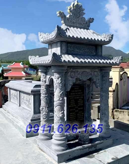 Mộ đá để tro hài cốt đẹp - Mẫu mộ đá xanh đẹp bán bà rịa vũng tàu
