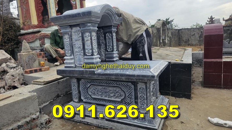 Bán Sẵn Mộ Đá Đơn Giản Tại HẢI DƯƠNG - Mộ Để Tro Cốt