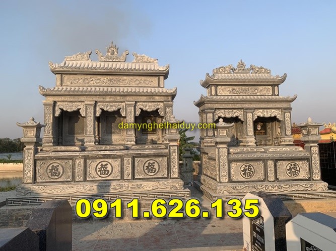 Mộ Ba Mái Bằng Đá Xanh Bán Tại HẢI DƯƠNG