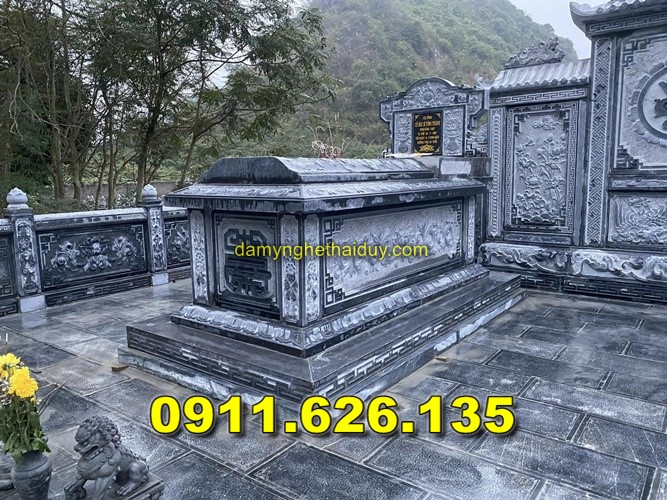 Làm Mộ Đá Nguyên Khối Tựa Ngai Bán Tại HẢI DƯƠNG