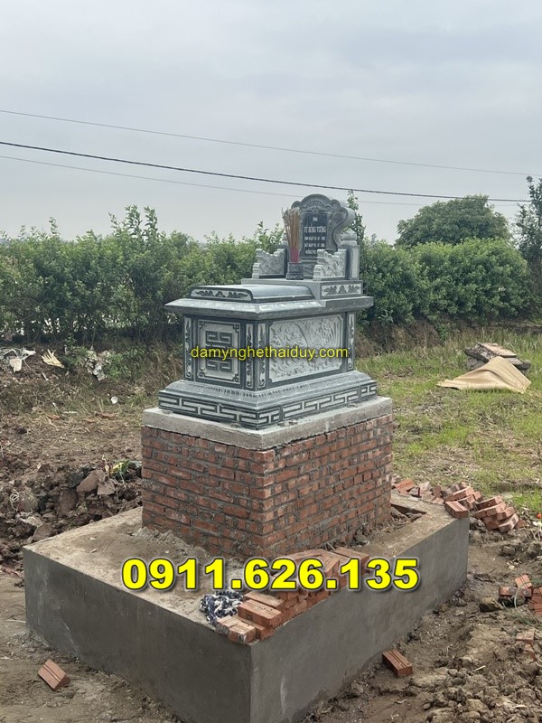 Mẫu Bia Mộ Đá Đơn Giản Bán Tại HẢI PHÒNG – Bia Đá Khối