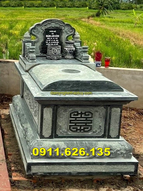 Mộ Đá Tam Sơn Đơn Giản Bán Tại HƯNG YÊN - Mộ Đá Khối