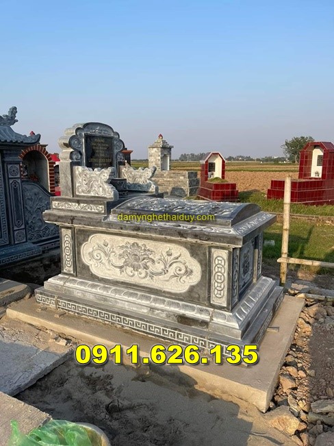 Mẫu Mộ Đá Quây Đẹp Nhất Bán Tại Trà Vinh - Mộ Đá Khối