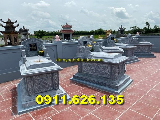 Mộ Đá Tam Sơn Đơn Giản Bán Tại Trà Vinh - Mộ Đá Khối