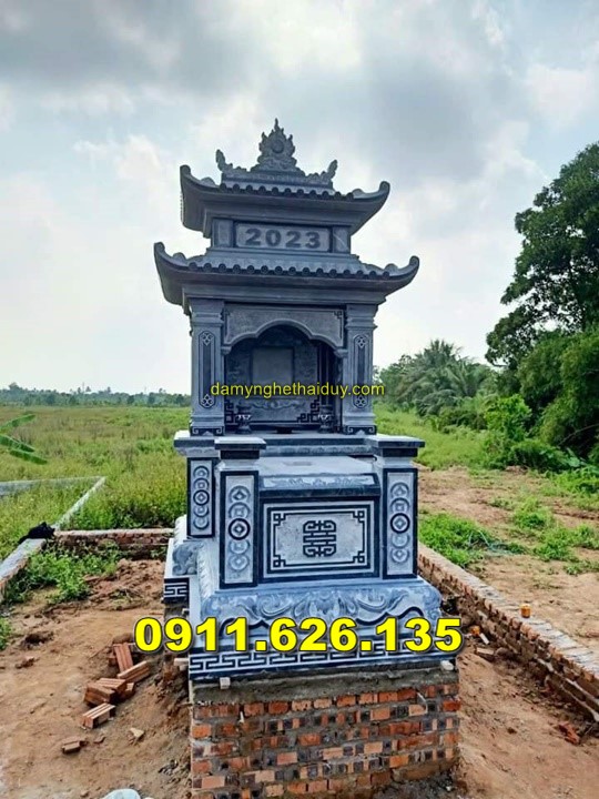 Mộ Đá Hai Mái Bán Tại Tiền Giang - Mộ Đá Hai Đao