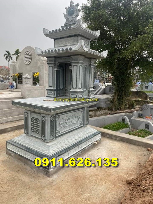 Mẫu Mộ Đá Hỏa Táng Bán Tại Tiền Giang - Mộ Đá Xanh