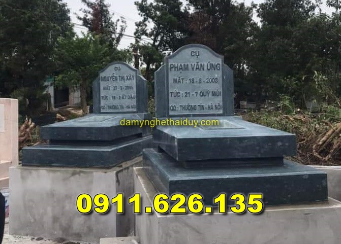 Mẫu Mộ Đá Hỏa Táng Bán Tại Trà Vinh - Mộ Đá Xanh