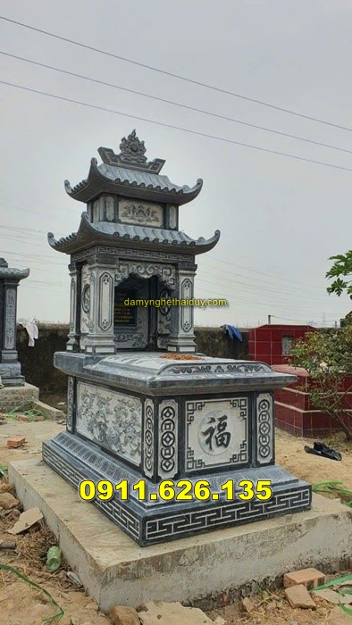 Mộ Đá Tam Sơn Đơn Giản Bán Tại LONG AN - Mộ Đá Khối