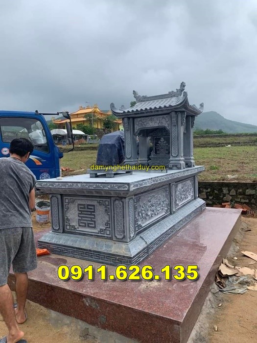 Mộ Đá Một Mái Bán Tại LONG AN - Mộ Đá 1 Đao