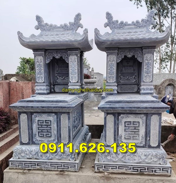 Làm Mộ Đá Nguyên Khối Tựa Ngai Bán Tại HƯNG YÊN