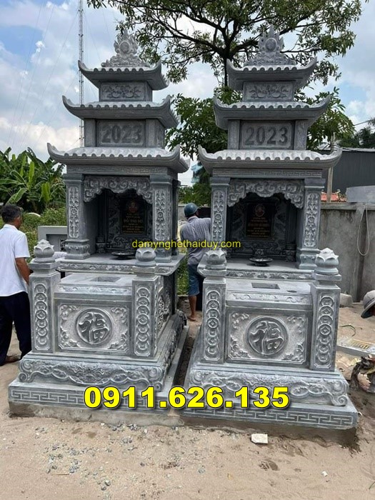 Cơ Sở Bán Mộ Đôi Bằng Đá Đẹp Tại LONG AN