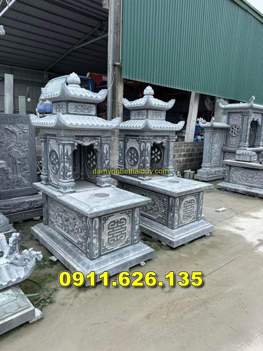 Bán Sẵn Mộ Đá Đơn Giản Tại LONG AN - Mộ Để Tro Cốt