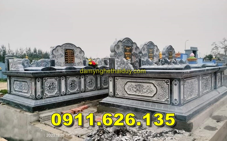 Cơ Sở Bán Mộ Đôi Bằng Đá Đẹp Tại Trà Vinh