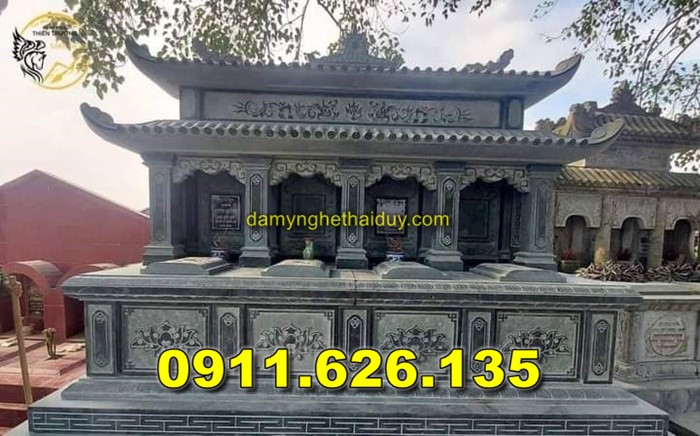 Mộ Chôn Tươi 1 Lần Bằng Đá Bán Tại Tiền Giang – Mộ Đá Đôi