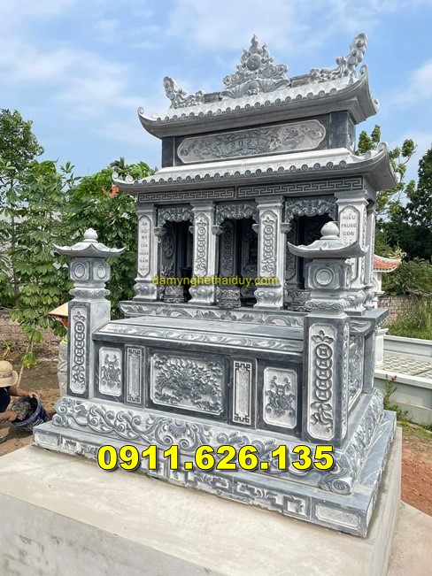 Báo Giá Xây Mộ Đôi Bằng Đá Khối Bán Tại Trà Vinh