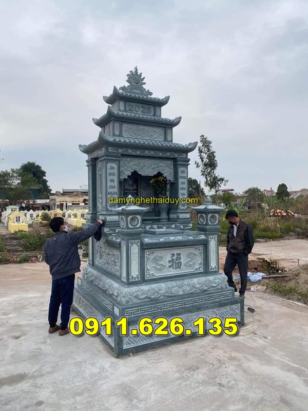 Mộ Ba Mái Bằng Đá Xanh Bán Tại HƯNG YÊN