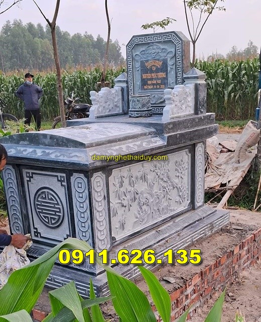 Mẫu Mộ Đá Không Mái Bán ở Tại HƯNG YÊN - Mộ Đá Kim Tĩnh