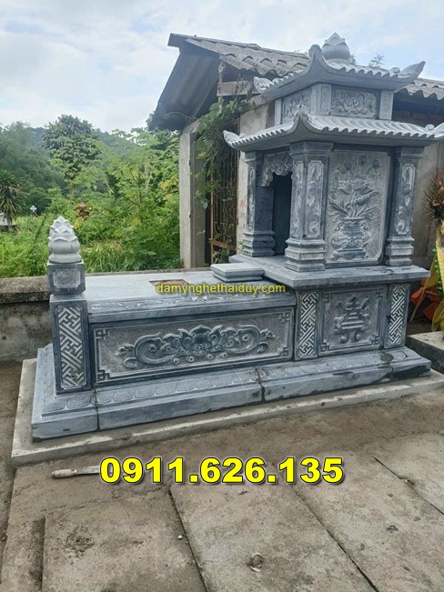 Mẫu Mộ Đá Không Mái Bán ở Tại Trà Vinh - Mộ Kim Tĩnh