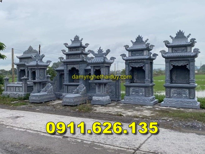 Bản Vẽ Kích Thước Mộ Đá Đẹp Bán Tại Trà Vinh