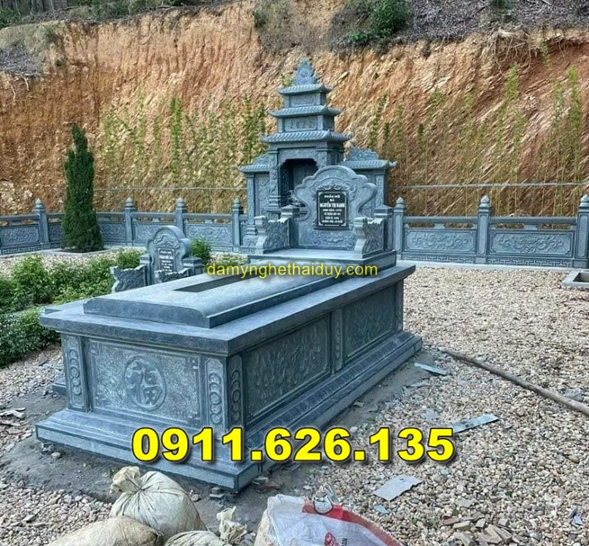 Xây Bia Mộ Đá Hoa Cương Bán Tại Vĩnh Long - Mộ Granite