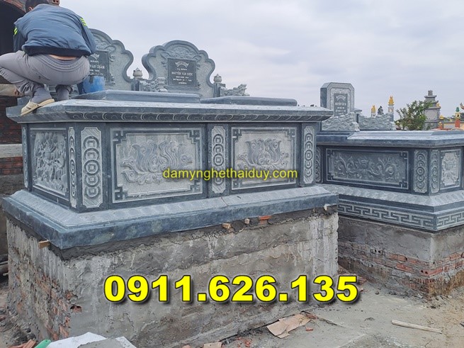 80- Mẫu Mộ Kim Tĩnh Bằng Đá Bán Tại Trà Vinh - Mả Đá