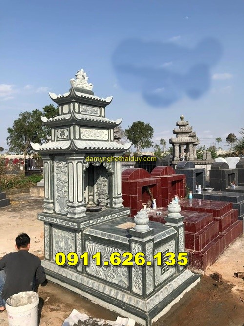 Mộ Đá Tam Sơn Đơn Giản Bán Tại SÓC TRĂNG - Mộ Đá Khối