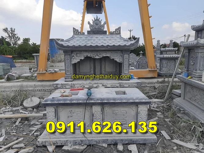 Mộ Đá Tam Cấp Đẹp Bán Tại SÓC TRĂNG - Mộ Đá Đôi Tam Cấp