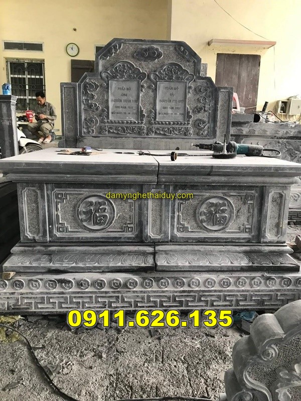 Báo Giá Xây Mộ Đôi Bằng Đá Khối Bán Tại SÓC TRĂNG