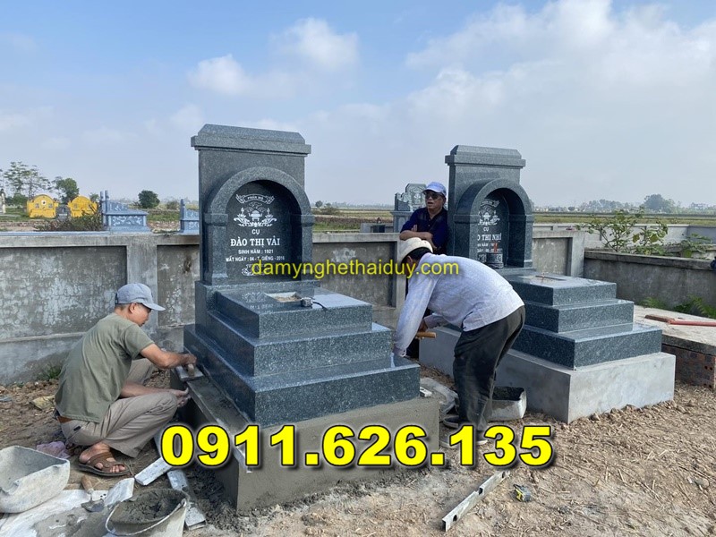 Mẫu Mộ Đá Không Mái Bán ở Tại SÓC TRĂNG - Mộ Đá Kim Tĩnh