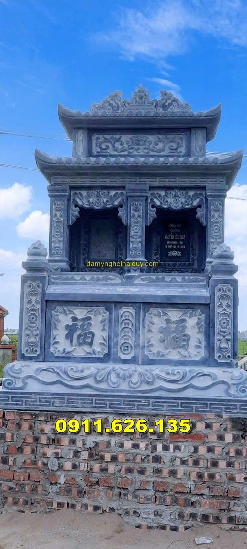 100 Mộ Chôn Tươi 1 Lần Bằng Đá Bán Tại KIÊN GIANG – Mộ Đá Đôi