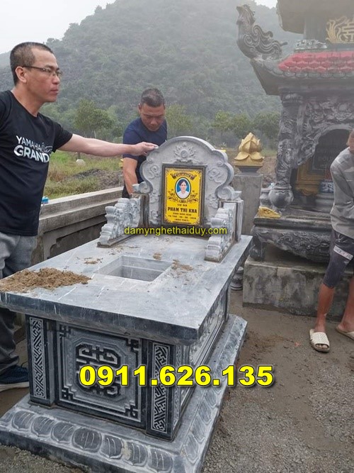Bán Sẵn Mộ Đá Hậu Bành Bán Tại KIÊN GIANG - Mộ Đơn Giản