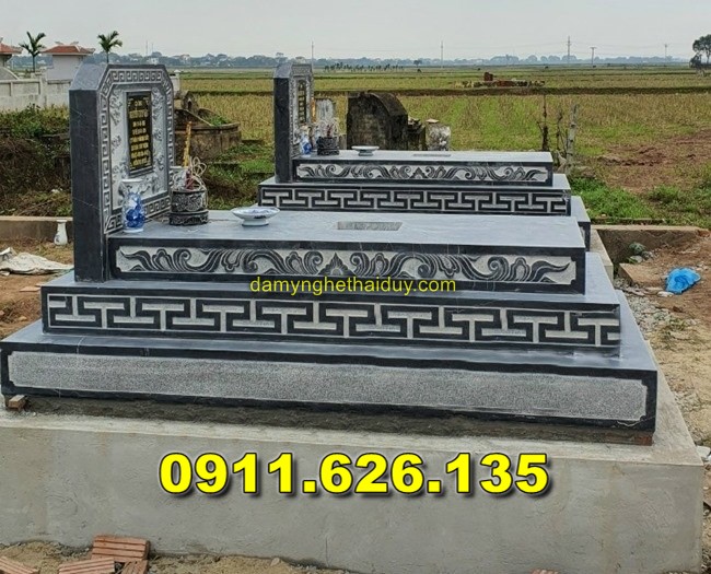 Báo Giá Xây Mộ Đôi Bằng Đá Khối Bán Tại KIÊN GIANG