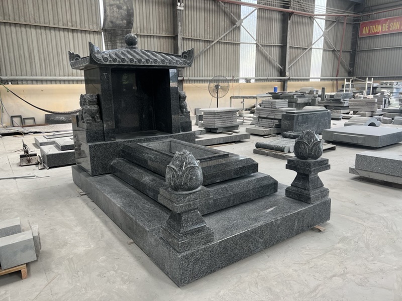 Xây Bia Mộ Đá Hoa Cương Bán Tại LONG AN - Mộ Granite