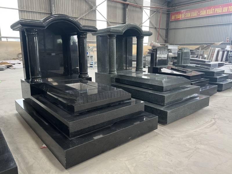 Xây Bia Mộ Đá Hoa Cương Bán Tại KIÊN GIANG - Mộ Granite