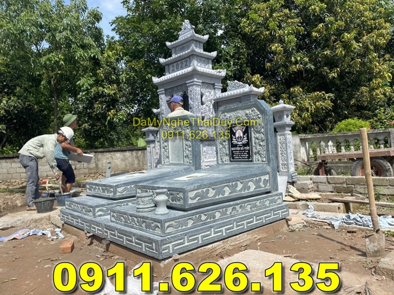 44 Mộ Đá Tam Sơn Đơn Giản Bán Tại BẮC NINH - Mộ Đá Khối