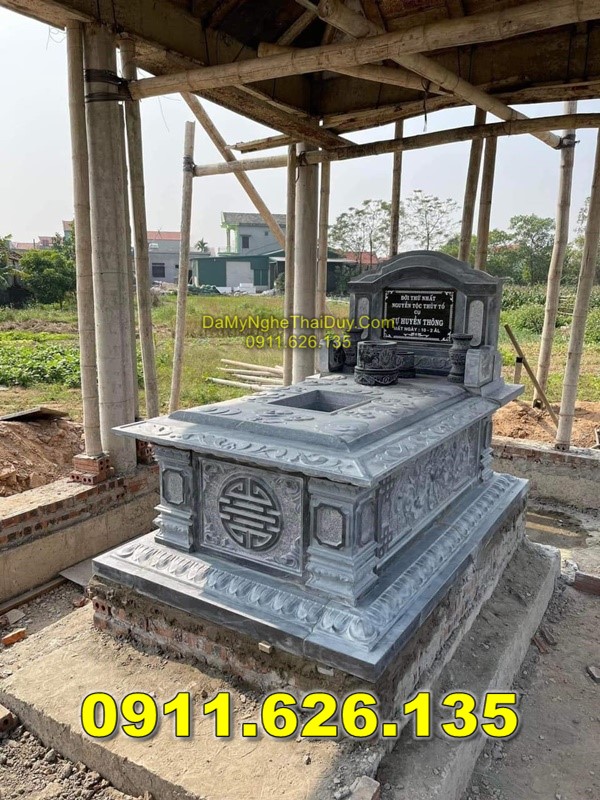 57 Mẫu Mộ Đá Quây Đẹp Nhất Bán Tại BẮC NINH – Mộ Đôi