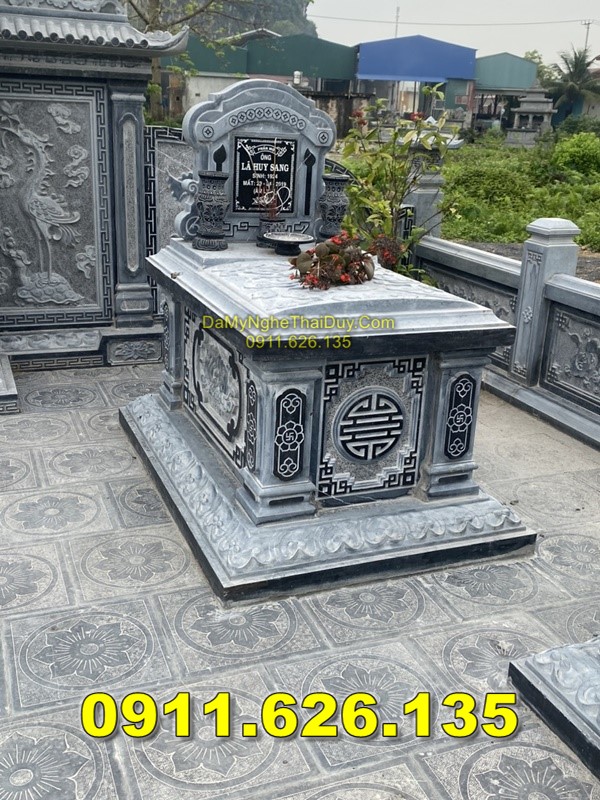 Mộ Chôn Tươi 1 Lần Bằng Đá Bán Tại QUẢNG NINH – Mộ Đá Đôi