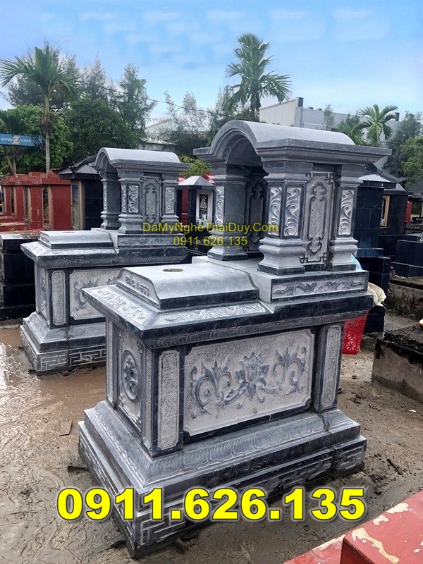 Mẫu Mộ Đá Quây Đẹp Nhất Bán Tại HÀ NAM – Mộ Đôi