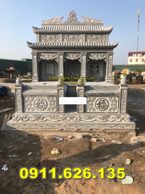 Mộ Đá Đôi Bán Tại QUẢNG NINH - Bia Mộ Đôi Đơn Giản