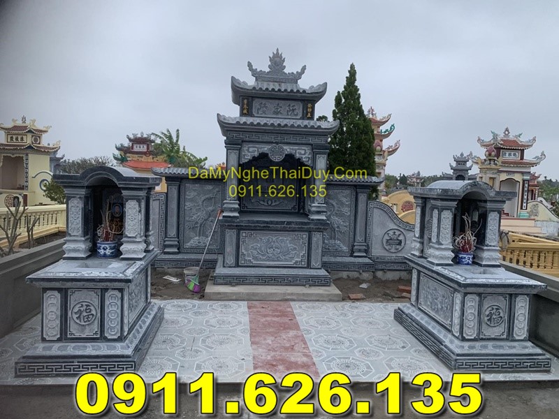 Bán Sẵn Mộ Đá Đơn Giản Tại HÀ NAM – Mộ Đá Đôi