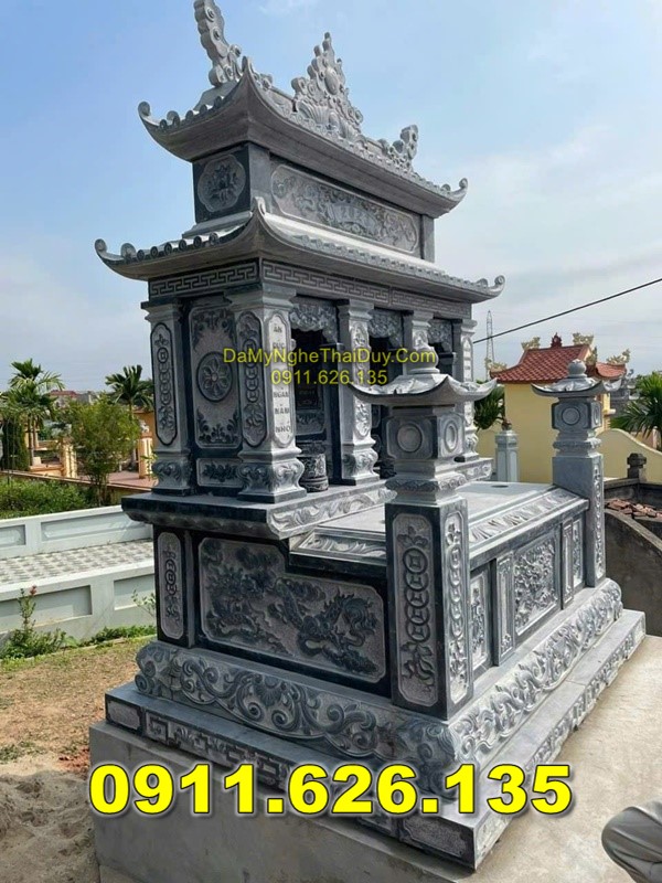 Mộ Chôn Tươi 1 Lần Bằng Đá Bán Tại BẮC GIANG – Mộ Đá Đôi