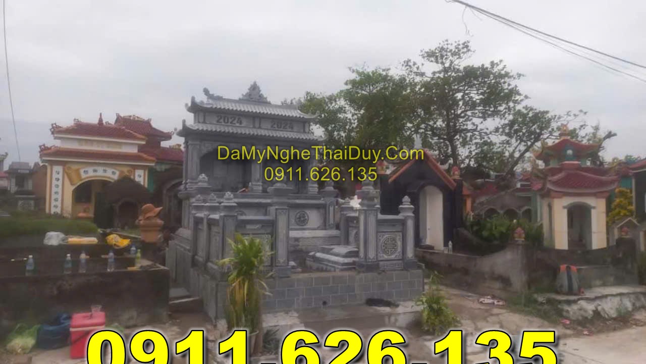 Mộ Đá Đôi Bán Tại BẮC GIANG - Bia Mộ Đôi Đơn Giản