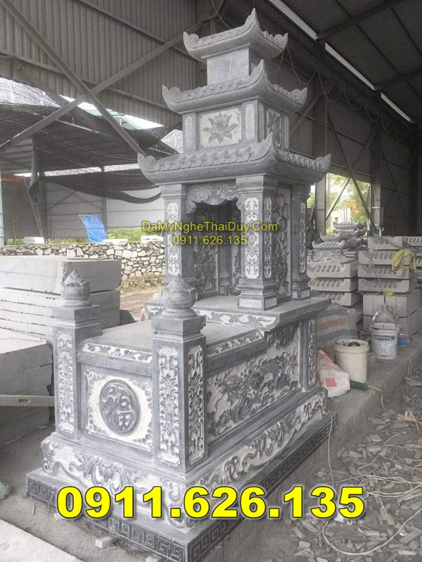 Mộ Ba Mái Bằng Đá Xanh Bán Tại BẮC GIANG – Mộ Đơn Giản