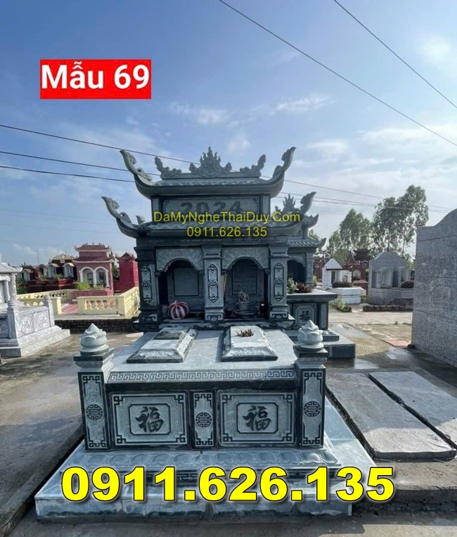 Mộ Đá Hai Mái Bán Tại BẮC GIANG – Mộ Đá Đơn