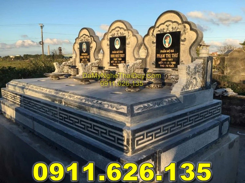 67 Mẫu Mộ Đá Quây Đẹp Nhất Bán Tại VĨNH PHÚC – Mộ Đôi