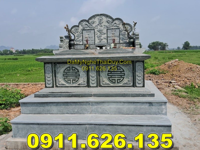 Báo Giá Xây Mộ Đôi Bằng Đá Khối Bán Tại QUẢNG NINH