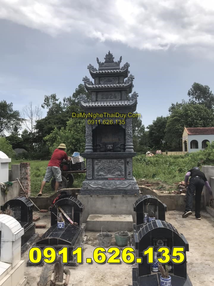 Bán Sẵn Mộ Đá Đơn Giản Tại THÁI BÌNH - Mộ Để Tro Cốt