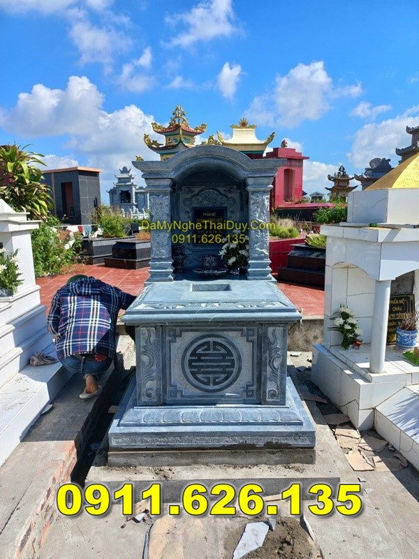 Mẫu Chụp Mộ Bằng Đá Tự Nhiên Bán Tại THÁI BÌNH