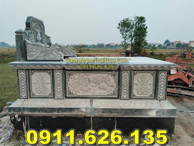 Mộ Đá Cải Táng Bán Tại THÁI BÌNH - Kích Thước Mộ Đá