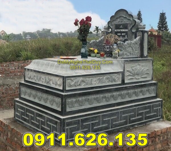 Mộ Tôn Tạo Bằng Đá Tự Nhiên Bán ở Tại NAM ĐỊNH – Mộ Đơn